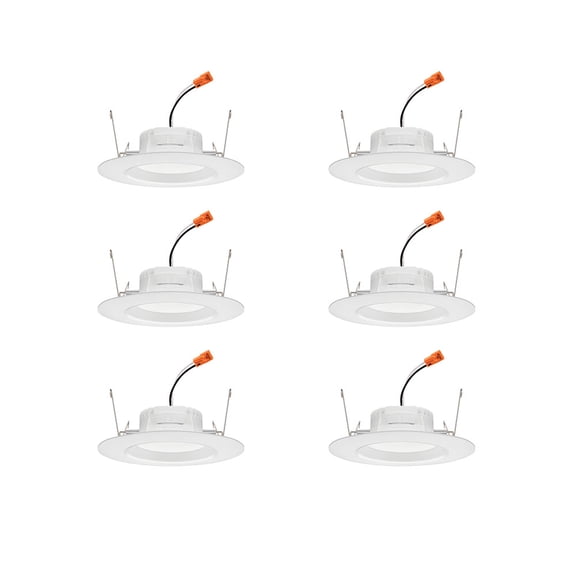 Juno Lighting RB56S SWW5 CP6 MW M2 Pack Of (6) Retrobasics 5"/6" Switchable White Led