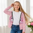 thumbnail image 4 of chaqlin Axolotl Hoodies for Girls 6-7 Y2K Zip up Hooded Sweartshirt Cake Print Long Sleeve Hoodie Jacket Lightweight Loose Sports Outerwear with Pocket, 4 of 7