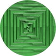 thumbnail image 1 of Ahgly Company Indoor Round Patterned Green Area Rugs, 5' Round, 1 of 6