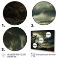 thumbnail image 3 of Designart "Drama in the Windswept Green Storm II" Nautical & Beach Floater Framed Wall Art Print, 3 of 7