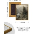 thumbnail image 4 of HFDF Canvas Wall Art,Vintage Laundry Room Art Print, Antique Oil Painting, Country Landscape Vintage Wall Art Canvas,For Living Room, Bedroom, Office,Galleryin 20x24inch Framed, 4 of 6
