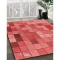 thumbnail image 3 of Ahgly Company Machine Washable Indoor Rectangle Transitional Red Area Rugs, 7' x 9', 3 of 7