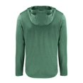 thumbnail image 3 of Men's Cutter & Buck Kelly Green Marshall Thundering Herd Coastline Epic Comfort Eco Recycled Long Sleeve Hoodie T-Shirt, 3 of 3