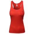 thumbnail image 1 of Women's Casual Racer Back Front Pocket Tops, 1 of 3
