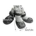 thumbnail image 2 of kladzum Dog Shoes for Small Dogs, Pet Footwear Outdoor Sports Non-Slip Plastic Bottom Dog Shoes Dog Pet Dog Footwear, Outdoor Dog Boots, 2 of 2