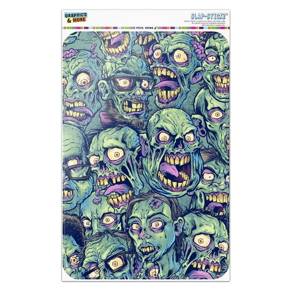Zombie Pattern Dead Corpses Undead Horror Home Business Office Sign