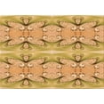 thumbnail image 1 of Ahgly Company Machine Washable Indoor Rectangle Transitional Orange Area Rugs, 4' x 6', 1 of 7