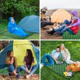 thumbnail image 4 of 2-Person Dark Blue Inflatable Camping Mattress with Built-in Pillow, Ripstop Nylon TPU Coating for Waterproof & Cold Protection, Ergonomic Spine Support, Double-Layer Air Valve for Easy, 4 of 7