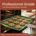 thumbnail image 2 of Bakken- Swiss 10-Piece Bakeware Sets, Nonstick Carbon Steel Baking Sheet & Pans, Stackable Space-Saving Bakeware, Stain-resistant, Oven Safe (up to 450°F), Green, 2 of 9