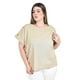 thumbnail image 1 of Blusa de lino con botones Roman Fashion / Tallas Extras, 0320 (Beige) beige 42, 1 of 6