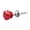 D Red, variant on Quick Release Hood Lock, Black 0.9 inch Stainless Steel Mini Button Type, 1 Pack Racing Car Hood Pin Lock Kit, Universal for Automotive Vehicle Engine Cover Fastener Replacement