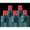 Red, variant on 5mm Twinkle Light Strands - Cool White