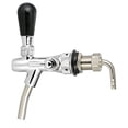 thumbnail image 4 of yeacher Adjustable Flows Control Chrome Draft Beer Faucets Tap G5/8 Shank Home Brew Beer Keg Tap, 4 of 8