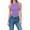 #0127-Purple, variant on Pounoo Womens Summer Tank Tops Scoop Neck Henley Button Ribbed Knit Vests Slim Fit Sleeveless Shirts Casual Basic Solid Color Blouse Gift