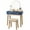 Navy Blue, variant on Costway Vanity Makeup Table Touch Screen 3 Lighting Modes Dressing Table Set Black and Gold