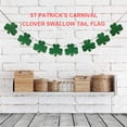 thumbnail image 3 of Toystoory St Patricks Day Banner Prop Festivales al aire libre Adorno Simple DIY Party Supply Room Decoraciones Escena Fieltro Guirnalda para diseño Kits de decoración para fiestas No.1 Toystoory HA059269-01, 3 of 6