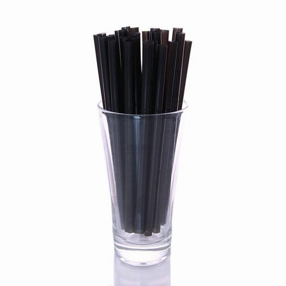 BarConic® 6" Straws, Black, Pack of 300