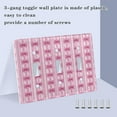 thumbnail image 3 of Pink Bows Decorative Light Switch Plates Switch Cover Decorative Wall Plates Ideal for Living Room Kitchen Bedroom and Study, 3 of 8