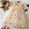 thumbnail image 4 of RUTAYY Toddler Girls Dress Sleeveless Embroider Princess Dress Dance Party Floral Clothes fashion Dresses, Light Yellow, 2-3 Years, 4 of 8
