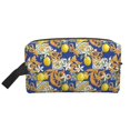 thumbnail image 2 of Uemuo Sicilian Style Pattern Portable Toiletry Bags with Handle, Waterproof travel Make up Bags for Women, Large Capacity Travel Cosmetic Bags, 2 of 9