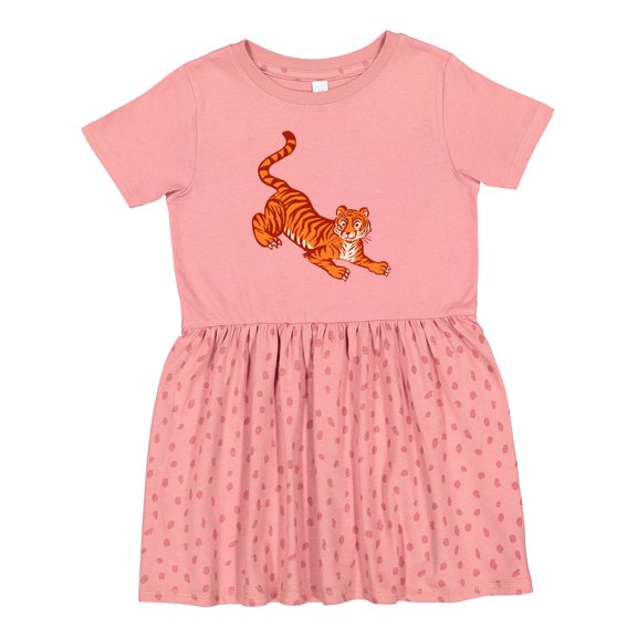 Inktastic Tiger Girls Toddler Dress