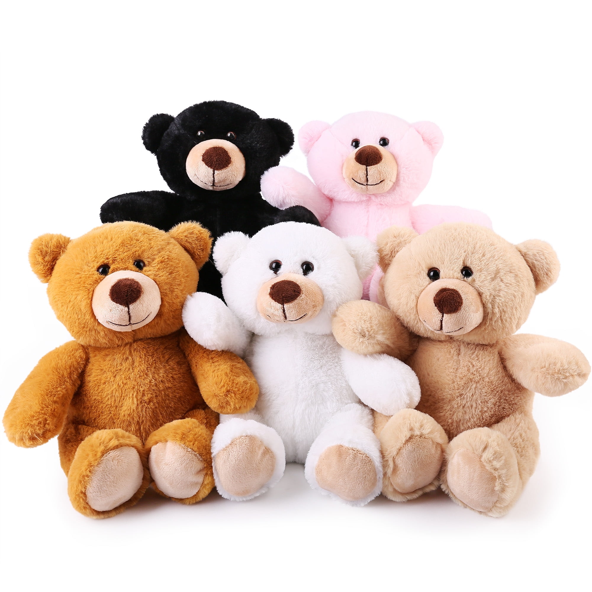 The Plush Family Mini Bears And Stuffed Toy Animals Bulk Pack Of