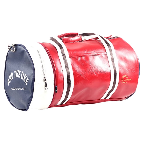 Qarigey Travel In Fashion Bolsa deportiva elegante con opciones de almacenamiento convenientes Bolsa de viaje de gran capacidad Bolsas de mensajero y de hombro rojo