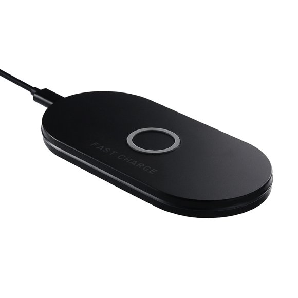 Amdohai Q100 Wireless Charger Fast Charger Plate Qi Wireless Charging Pad Breathing LED for iPhone X 8 Plus Samsung S8 Plus Qi-enabled Devices