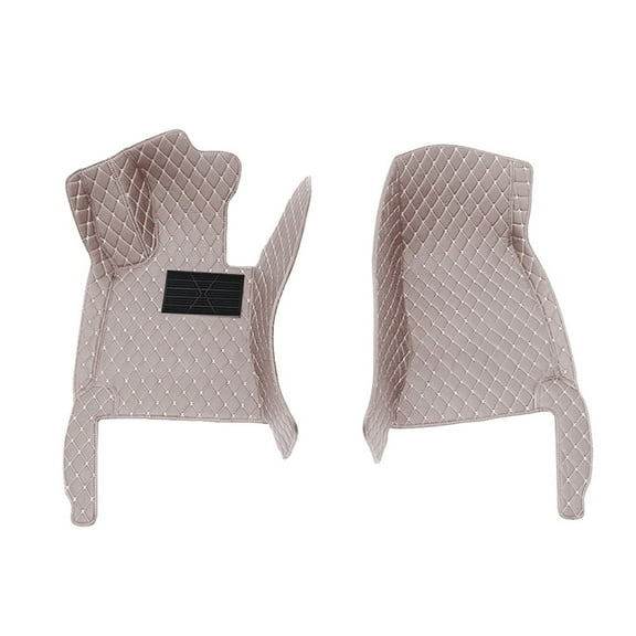 Maidao Automotive Floor Mats & Cargo Liners for Toyota Highlander 2014-2019 All Weather PU Leather Auto Liners Anti-Slip Automotive Floor Mats Gray 2pc