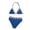 Z1-Navy, variant on Girls Swimsuits Size 10-12 Ruffle Bikini Top Drawstring Tankini Sets 2pcs Cut Out Ruffle Bathing Suit