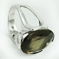 thumbnail image 2 of Nature Smoky Quartz Womens Ring, Teacher Gifts, Brown Stone Faceted Oval Ring, thank you gifts, Mothers Day Gifts, Holiday Gifts, Fashion Ring, Exclusive Ring (smoky-quartz, Size 7), 2 of 5