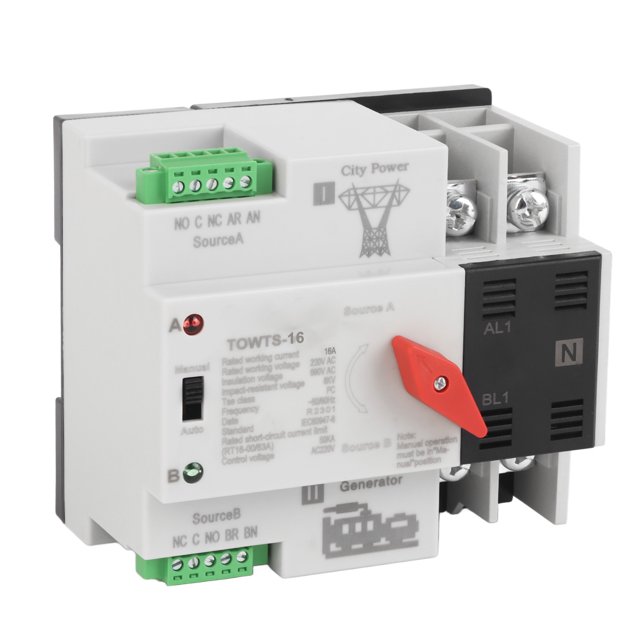 Interruptor de transferencia de energía, interruptor automático de doble potencia Interruptor de transferencia automática Interruptor de doble potencia Calidad en la que puede confiar