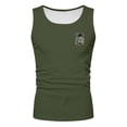 thumbnail image 4 of Casual Coconut Print Sleeveless Shirt for Everyday Leisure Men’s Tank Top Suitable for Spring Summer Outdoor Activities Beach Removable Print Pattern Sleeveless Tee, 4 of 4
