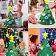thumbnail image 2 of DIY fieltro paño árbol de Navidad adornos para colgar en la pared fiesta en casa decoración del festival de vacaciones Advancent HA2117-01, 2 of 7
