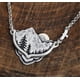 thumbnail image 4 of Collar con colgante Retro Silent Forest para mujer, regalo de joyería para fiestas, 4 of 5