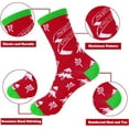 thumbnail image 5 of 15 Pairs Crew Christmas Holiday Socks，Cozy Funny Cotton Knit Xmas Soft Socks,Colorful Festive Design for Man Woman Girls Winter Novelty Christmas Gifts with Gift Box, 5 of 7