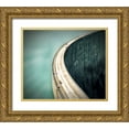 thumbnail image 1 of Cseresnjes, Anna 17x15 Gold Ornate Wood Framed with Double Matting Museum Art Print Titled - the dam, 1 of 4