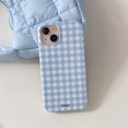 thumbnail image 3 of Funda de teléfono con diseño de celosía elegante y sencilla para iPhone 16, 15, 14, 13, 12, 11 Pro Max, XS, XR, XSMax, 6, 7, 8 Plus, carcasa rígida de PC HD brillante, 3 of 5