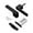 Black, variant on Lipstore Interior Door Handles Door Handle Lock with Key Elegant Accessories Modern Door Black