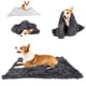 thumbnail image 4 of BR Acogedora alfombra para mascotas de felpa larga de doble capa - Color café oscuro (100 * 73 cm), 4 of 4