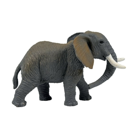 Mini Animal Adventure Replicas - Elephant from Deluxebase. Hand Painted Realistic Elephant Figure. Small Plastic Animal Figurines & Animal Party Favors. Ideal Safari Animal Toys & Gifts for Kids.