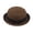 Brown, variant on Lispipm Women's Short Brim Sun Hat Straw Woven Casual Beach Hats 2026 Ribbon Bow Panama Caps for Ladies Travel Beige