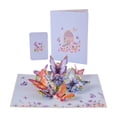 thumbnail image 5 of KUNPENG Mother's Day Cards, 3D Pop Up Card, Butterfly Card, Greeting Cards, Mother's Day Gifts, Flower Bouquet Card, Thank You Card, Anniversary Card, 7.9 x 6.3", 1 Pcs, 5 of 7
