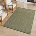 thumbnail image 4 of Alfombra LEEVAN 61x89 cm Lavable Verde Reversible de Algodón, 4 of 5