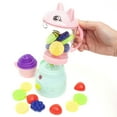 thumbnail image 5 of Zoo Troop: Kitty Smoothie Maker - 19 Pieces - Animal Themed Kitchen Playset, Battery Operated Toy Appliance, Food & Cooking Accessories, Kids Ages 2+, 5 of 7