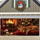 thumbnail image 5 of Tela De Fondo Navideña Con Gatos Iluminación Clásica Decoración Para Fiestas Al Aire Libre Pancarta Navideña Decoración Navideña Con Gatos Dormidos, 5 of 7