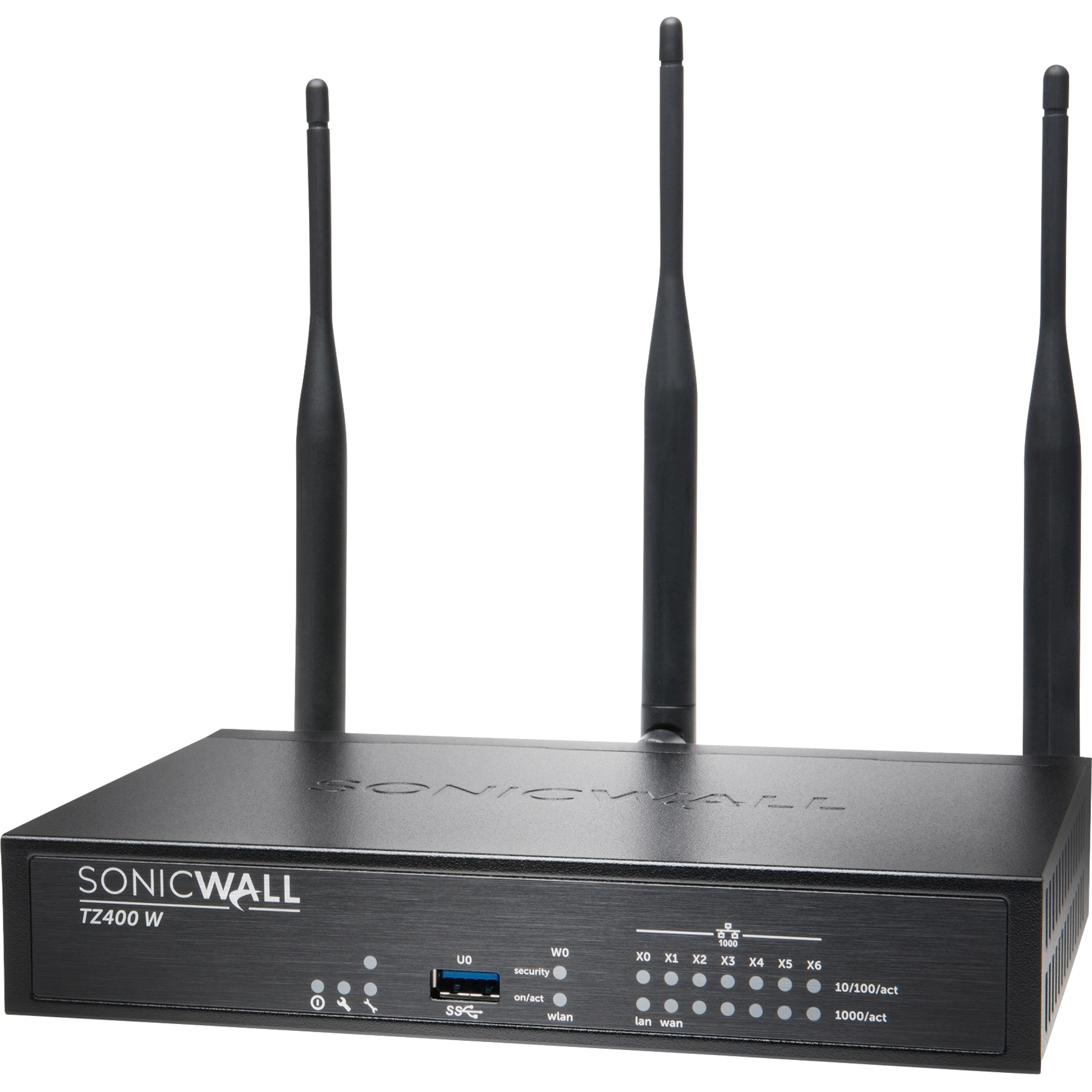 SonicWall TZ400W - Security appliance - with 3 years SonicWALL Advanced Gateway Security Suite - 1GbE - Wi-Fi 5 - 2.4 GHz, 5 GHz - SonicWall Promotional Tradeup - image 2 of 4