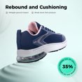 thumbnail image 3 of GOOBON Women Wide Toe Box Walking Shoes with Arch Support Tennis Running Sneakers Extra Wide Width Woman Shoe for Plantar Fasciitis Flat Foot Heel Pain Relief US Size 6-11, 3 of 6