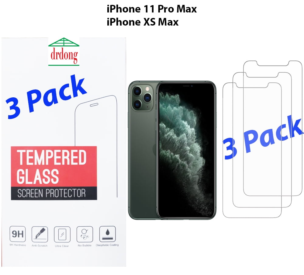 9H Hardness Screen Protector for iPhone 11 Pro Max/iPhone Xs Max CUSKING Screen Protector for iPhone 11 Pro Max/iPhone Xs Max 2 Pack Bubble Free Anti Fingerprint Tempered Glass 