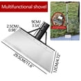 thumbnail image 5 of Yardvibe Garden Flat Shovel, Flat Floor Scraper with 4ft Long Handle, Heavy Duty Stainless Steel Garden Cleaning Shovel, Outdoor Scraper for Removing Snow, Ice, Weeds, Moss, Scraping, 5 of 9
